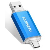 Unidade Flash Usb C Sankesu 256gb Dual Otg Para Android