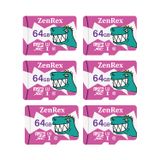 Cartão De Memória Zenrex 64gb Micro Sdxc De Alta Velocidade 4k Uhd C10 U3