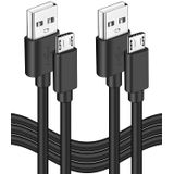 Cabo De Alimentação Micro Usb De 10 Pés Para Amazon Fire Tv Stick, Pacote Com 2