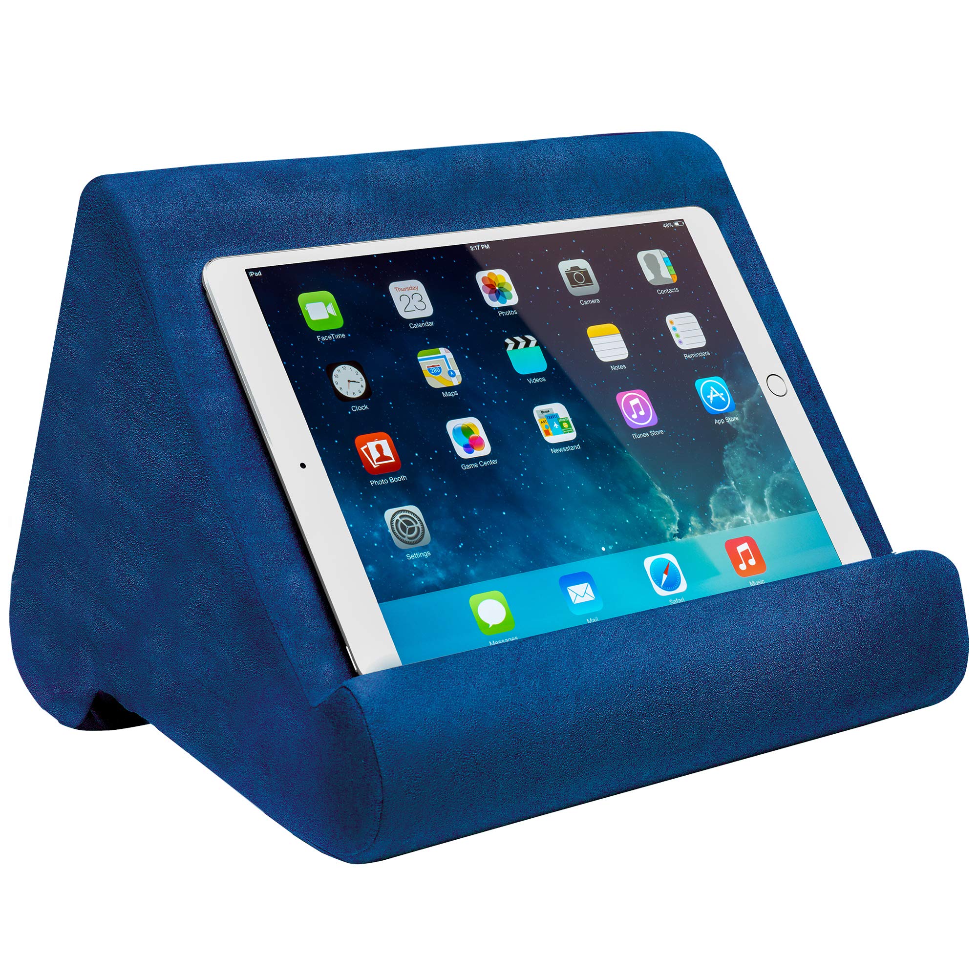 Suporte Para Tablet Ontel Pillow Pad Ultra Multi-angle Soft Blue