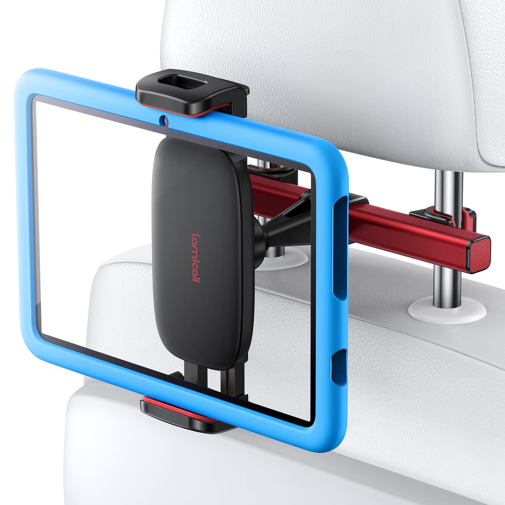 Suporte Para Tablet Para Carro Lamicall Headrest Tablet Holder Vermelho