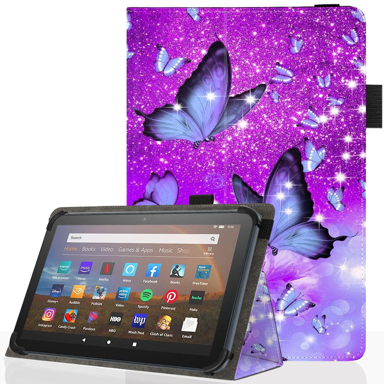 Capa Para Tablet Pudiceva Universal 10-10.1" Android Com Suporte Para Caneta
