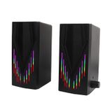 Alto-falantes De Computador Yxhdz Com Iluminação Rgb Usb Para Pc