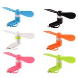 Mini Ventilador De Celular Gfytdxe Colorido 2 Em 1 Para Iphone Android