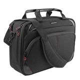 Bolsa Para Laptop Kroser Repelente De Água De 15,6 Polegadas Para Negócios Preta/vermelha