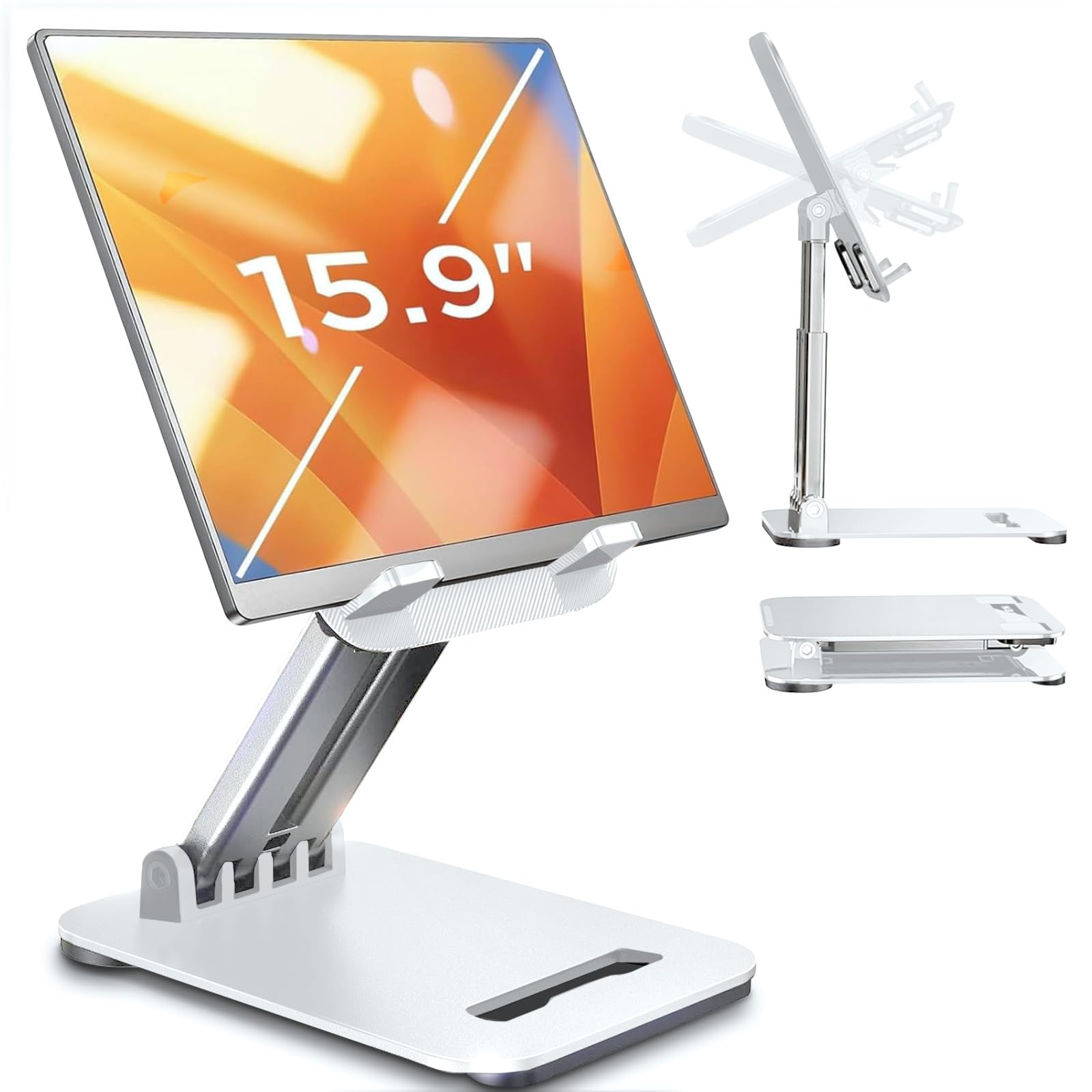 Suporte Para Tablet Lisen Para Ipad Pro, Suporte De 4-15,9 Polegadas Branco