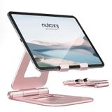 Suporte Para Tablet Nulaxy Aluminium, Duplo Dobrável, Ipad, Ouro Rosa