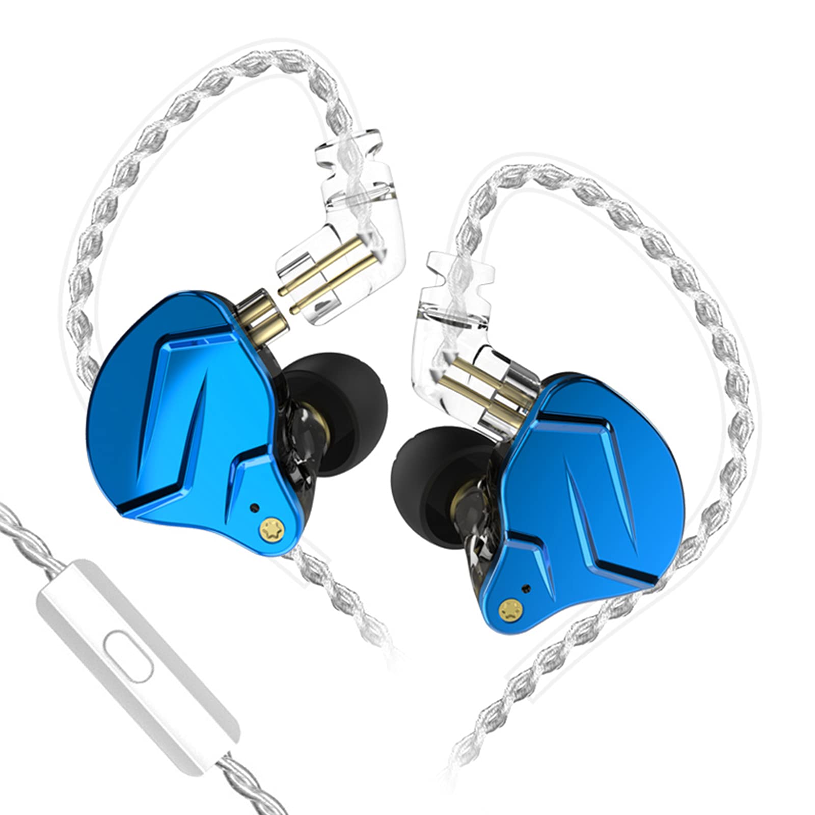 Fone De Ouvido Kz Zsn Pro X 1ba 1dd Com Fio Hifi Sport Com Microfone