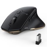 Mouse Sem Fio Iclever Md172 Bluetooth E Usb 2400dpi Recarregável