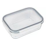 Pote Vidro Hermética Marmita Tampa Silicone Preto 1040ml Grande