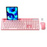 Combinação De Teclado E Mouse Sem Fio Marvo 2.4g Sakura Pink
