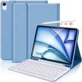 Capa De Teclado Kbcase Para Ipad Air De 11 Polegadas Com Teclado Azul Celeste