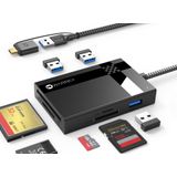 Leitor De Cartão Sd Warrky 7 Em 1 Usb 3.0/usb-c Para Mac, Ipad, Etc