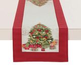 Caminho Mesa Natal 30x100cm Fábula Do Noel Karsten