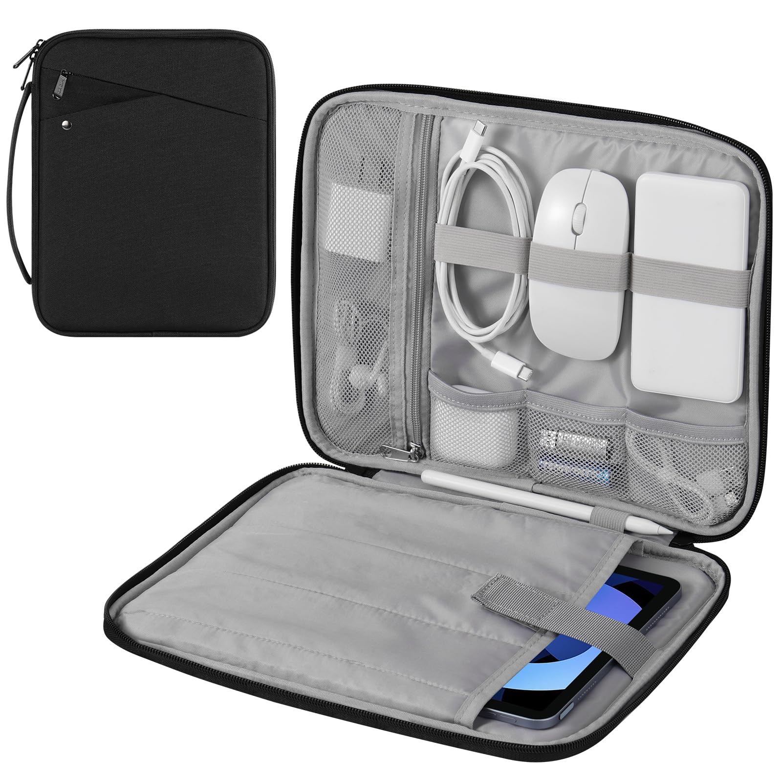 Estojo De Transporte Com Capa Para Tablet Moko De 9-11 Polegadas Para Ipad Air/pro