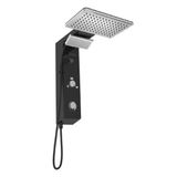 Chuveiro Eletrônico Ducha De Parede Hydra Falls Power Preto E Cromo 5500w 110v