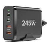 Potência Da Chave Do Carregador 245w Gan Usb C Para Macbook Pro De 16 Polegadas