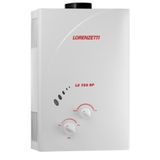 Aquecedor De Água A Gás Mecânico 7,5lts/min Glp En Lz 750bp Branco Lorenzetti