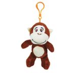Chaveiro De Pelúcia Zoo Animais Macaco - Unik