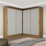 Closet Casal Duplo Belém 4 Portas 4 Gavetas Carioca Móveis