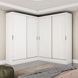 Closet Casal Duplo Belém 4 Portas 4 Gavetas Carioca Móveis