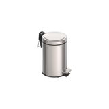 Lixeira Inox Com Pedal Brasil Com Acabamento Polido E Balde Interno 3 L Tramontina