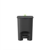 Lixeira Borboleta Com Pedal 12lt Preta 10661/0008 Coza