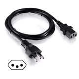 Cabo Força De Energia Para Fonte De Pc E Monitor 1,50 Metros