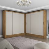 Closet Casal Duplo Dubai 6 Portas 6 Gavetas