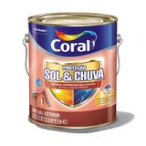 Resina Impermeabilizante Proteção Sol &amp; Chuva Incolor 3,6l Coral