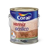 Verniz Incolor Brilhante Transparente 3.6l Coral