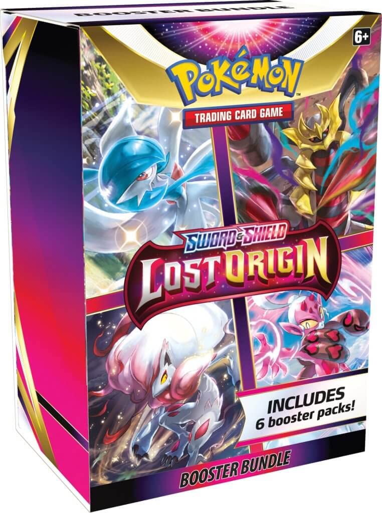 Pacote Booster Pokémon Tcg Sword &amp; Shield Lost Origin