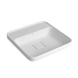 Cuba De Sobrepor Quadrada Com Mesa Slim Branco Deca 40x40cm