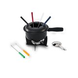 Conjunto Para Fondue E Petiscos C/ 10 Peças Brinox Cor Preto