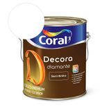 Tinta Acrílica Premium Semi Brilho Decora Diamante Branco Neve Coral 3,6l
