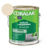 Tinta Acrílica Econômica Coralar Acrílico Fosco Palha Coral 3,6l