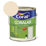 Tinta Acrílica Econômica Coralar Acrílico Fosco Pérola 3.6l Coral