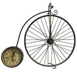 Relogio De Mesa Bicicleta Vintage Retro Passaro Decoraçao Sala Quarto Bancada Jardim Rustico