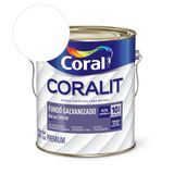 Esmalte Coralit Fundo Galvanizado Fosco Branco Coral 3,6l