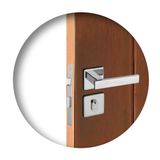 Fechadura Roseta Concept 408 Externo Cromado Pado 40mm