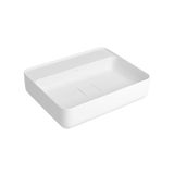 Cuba De Apoio Retangular Com Mesa Slim Branca Deca 50 Cm