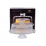 Boleira Cake Dome Klassikglas Ruvolo 32,5 Cm Com Tampa De Vidro