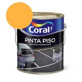 Tinta Acrílica Pinta Piso Fosco Amarelo Demarcação 3.6l Coral
