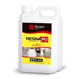 Resina Pu Poliuretano Transparente Àbase De Água Brilho Dacapo 5l