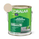 Tinta Acrílica Econômica Coralar Acrílico Fosco Areia 3.6l Coral
