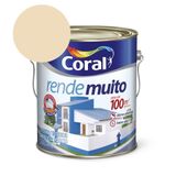 Tinta Acrílica Standard Fosco Rende Muito Marfim 3,2l Coral