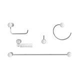 Kit De Acessórios Com 5 Peças Single Cromado Docol