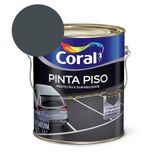 Tinta Acrílica Pinta Piso Fosco Cinza Escuro Coral 3,6l