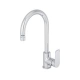 Misturador Monocomando De Mesa Para Cozinha Com Bica Móvel Level One Cromado Deca