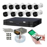 Kit 11 Câmeras Intelbras Multi Hd 1120b Dvr 16 Canais S/ Hd